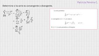 Capsula convergencia de series geométrica [upl. by Desdemona]