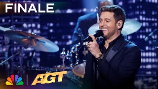 Michael Bublé Sings quotLOVEquot by Nat King Cole  Finale  AGT 2024 [upl. by Kram644]