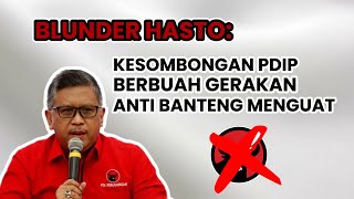 KESOMBONGAN HASTO PDIP MAKIN MENGUATKAN GERAKAN ANTI BANTENG  PILIH ASAL BUKAN PDIP [upl. by Kean]