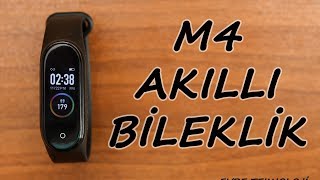 M4 Akıllı Bileklik İncelemesi Detaylı  Evde Teknoloji [upl. by Ahter]