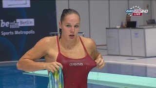 Berlin2014 Womens 1m springboard final [upl. by Greeley]