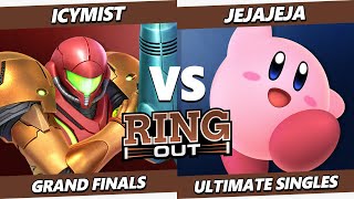 Ring Out GRAND FINALS  IcyMist Samus Vs JeJaJeJa Kirby Smash Ultimate  SSBU [upl. by Ensoll]