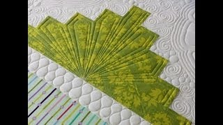 How To Longarm quilt with a ruler by Natalia Bonner [upl. by Sharla]