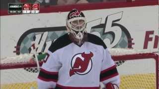 Martin Brodeur Scores His 3rd Career Goal [upl. by Rhee676]