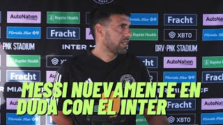 INTER MIAMI VS CINCINNATI FC JAVIER MORALES Conferencia Pre Partido [upl. by Zerla978]