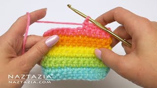 How to CROCHET for BEGINNERS  RIGHT HAND Video by Naztazia [upl. by Kciredohr]