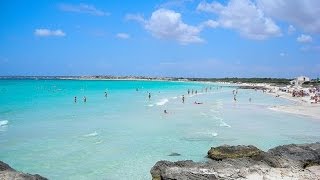 Overzicht Strand Playa es Trenc Zuid Mallorca Spain [upl. by Isidor363]