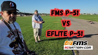 FMS P51Eflite P51Crash DCEF Event [upl. by Bilbe]