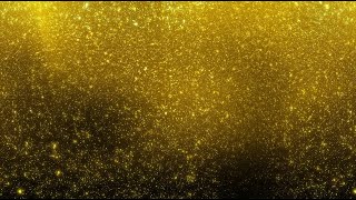 Glittering golden particles slowly moving background loop [upl. by Fulton]