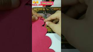 Neck design cutting skills fashion cuttingskills dress youtubeshorts tending pti jewel [upl. by Ahsinyar323]