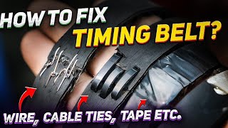 We try janky methods for repairing a timing belt [upl. by Iveksarap]