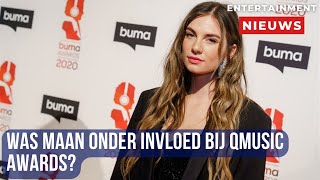 Maan mogelijk onder invloed tijdens Qmusic Awards Ophef en speculaties [upl. by Sholom410]