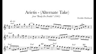 Freddie Hubbard  Arietis Alternate Take Solo Transcription [upl. by Dnana960]