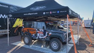 Dakar 2024 AlliSport Defender TD5 walk around [upl. by Ahsieat]