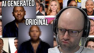 Northernlion guesses AI generated celebrity faces [upl. by Bram]