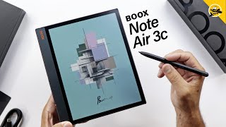 BOOX Note Air 3c E Ink Tablet  Unboxing and First Review [upl. by Nauqe]