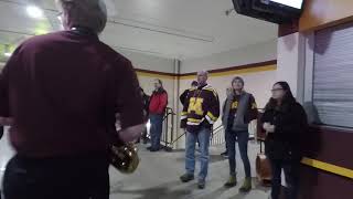 University of Minnesota Maroon Pep Band March Around  382019 B1G Tournament [upl. by Eirotal994]