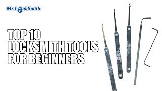 Top 10 Locksmith Tools for Beginners  Mr Locksmith [upl. by Reppep]