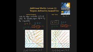 12 Regions defined by Inequalities Additional Maths OCR FSMQ [upl. by Freddi372]