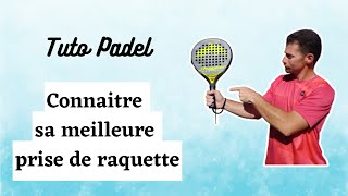 Technique padel  les prises de raquette [upl. by Alane]