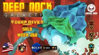 Deep Rock Galactic  Solo Engineer Elite Deep Dive Week 260 Calm Blank Salt Pits [upl. by Htyderem]