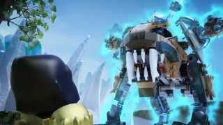 Lego Chima  70143  Sir Fangars Saber Tooth Walker  Lego 3D Review [upl. by Leirbaj]