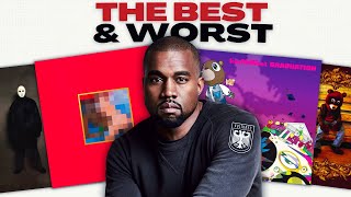 Ranking Every Kanye Album From WORST to BEST [upl. by Arimlede]