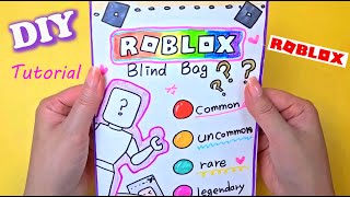 🌸Paper DIY🌸 Roblox Outfit Blind Bag papercraft roblox unboxing 로블록스 asmr [upl. by Valerie]