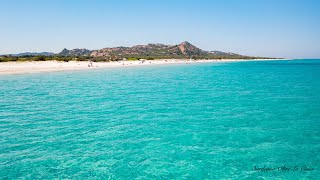 La spiaggia di Berchida  4K  Sabbia bianca e mare Paradisiaco  Sardegna World 🇮🇹 by drone [upl. by Chick688]