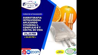 SUEROTERAPIA INTRAVENOSA APLICANDO VITAMINA C COMPLEJO B Y COCTEL DE VIDA 22 [upl. by Ynatsed]