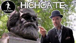 Highgate Cemetery and Pub Walk  London Walking Tour [upl. by Euqinim213]