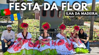 FESTA DA FLOR 2022🌼🌹 Momentos do Cortejo❤️ FUNCHAL❤️Madeira Flower Festival [upl. by Gnehc]