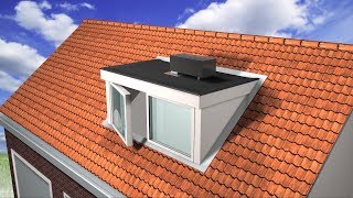 How to place a Air Conditioning on a Dormer or Roof [upl. by Ylrebmek]