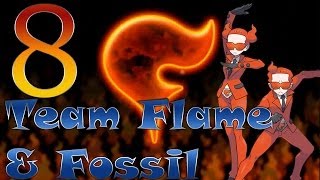 Pokémon X and Y  Part 8 Glittering Cave Team Flame and Fossil [upl. by Orlina]