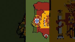 Building Portugal in 3 Scales portugal português maps flags minecraft [upl. by Marte585]