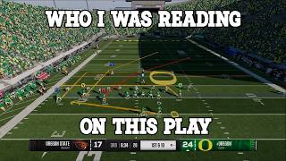 Who Im Reading On This College Football 25 Pass Play [upl. by Sirromed]