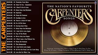 Carpenters Greatest Hits Album  Best Songs Of The Carpenters Playlist [upl. by Ainalem]