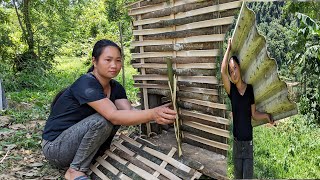 Determined to overcome difficulties infertile woman completed chicken coop in 24 hours [upl. by Philbert]