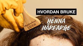 Hvordan bruke Henna hårfarge  LUSH Norge [upl. by Adnamor]