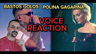 POLINA GAGARINA VOICE Полина Гагарина и Баста  Голос REACTION [upl. by Gardia]