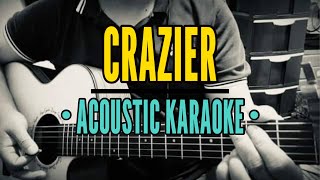 Crazier Acoustic Karaoke  Arthur MiguelTaylor Swift [upl. by Suiramad]