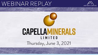 Capella Minerals Limited webinar  Thu June 3 2021 [upl. by Aylmer]