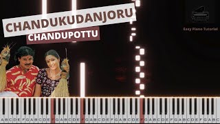 Chandukudanjoru  Chandupottu  Piano Tutorial [upl. by Avi]