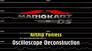 Mario Kart DS  Airship Fortress Oscilloscope Deconstruction [upl. by Anialram371]