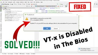 Fix VTx is Disabled in The Bios Android Studio  How to Enable VTx in the Bios [upl. by Madelin]