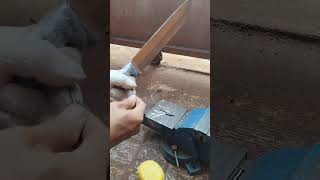 Tangguhnya Sleipner Steel  Test Potong Paku sleipner fixedknife [upl. by Anirtak]