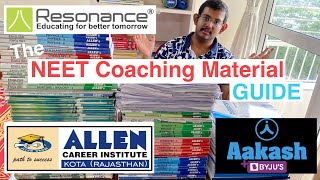 The Ultimate Study Materials Review for NEET  Allen vs Aakash vs Resonance  Test Series Review [upl. by Risan981]