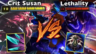 Full Crit Nasus vs Lethality Nasus How do they compare  Carnarius  League of Legends [upl. by Persas]