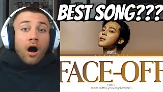 ok this is AMAZING JIMIN Faceoff Lyrics  REACTION [upl. by Agee]