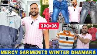 Bangladeshi winter wholesale market in kolkataJeans wholesaleJoggersHoodieMercy garments kolkata [upl. by Pirozzo75]